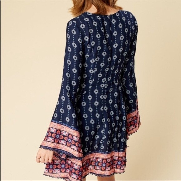 Altar’d State Juneau Navy Dress - Size S - Picture 3 of 9